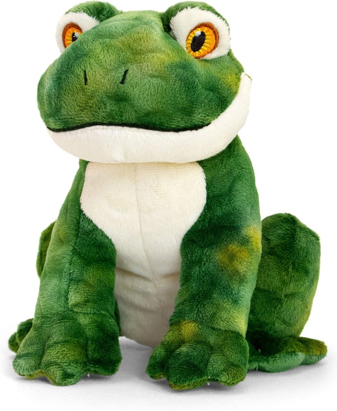 Keel Toys Kikker - 18 cm - Dieren knuffelbeesten