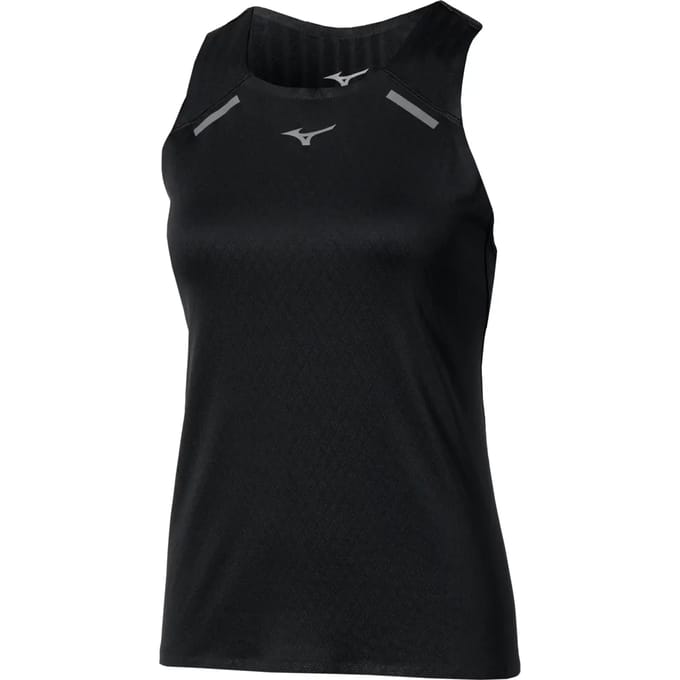 Mizuno Tech Light Mouwloos T-shirt Zwart M Vrouw