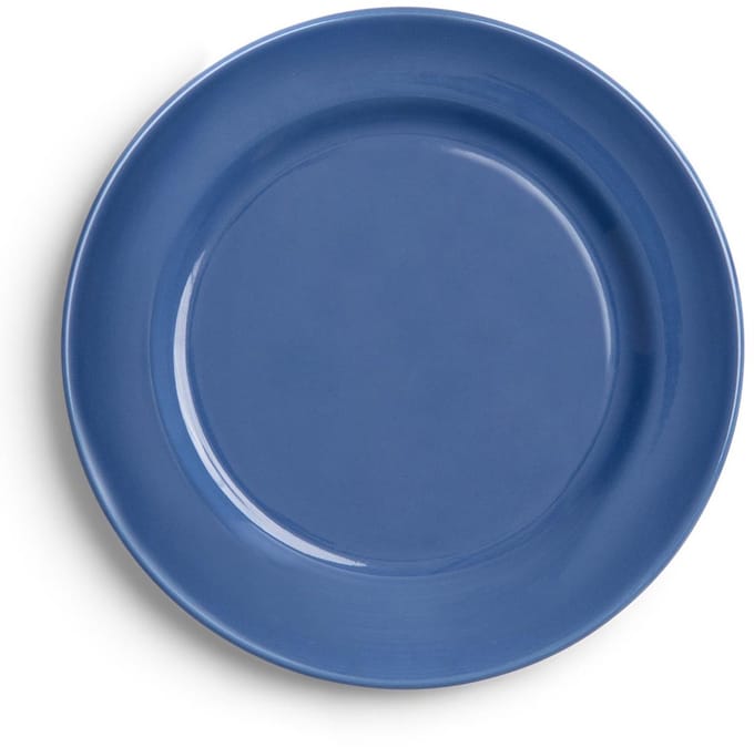 Set 6x Royal Boch Solids Bord Ø21cm – Lichtblauw