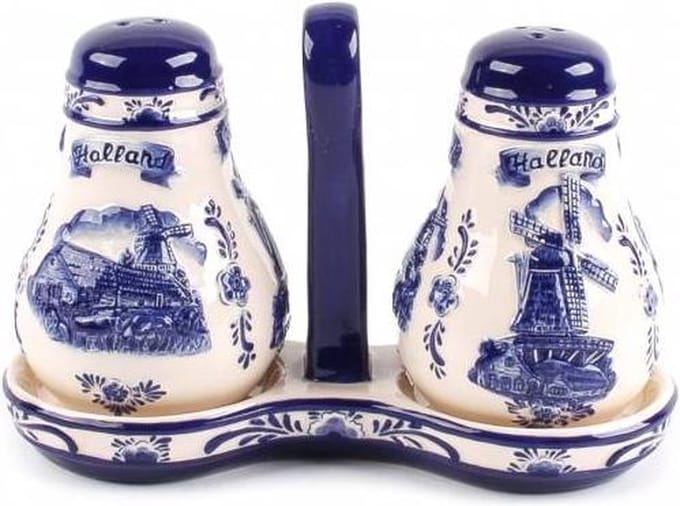 Zout en peper stel - Delftsblauw