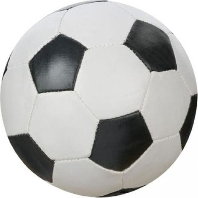 Beco Voetbal Mini Soft 10 Cm Schuimrubber Zwart/wit