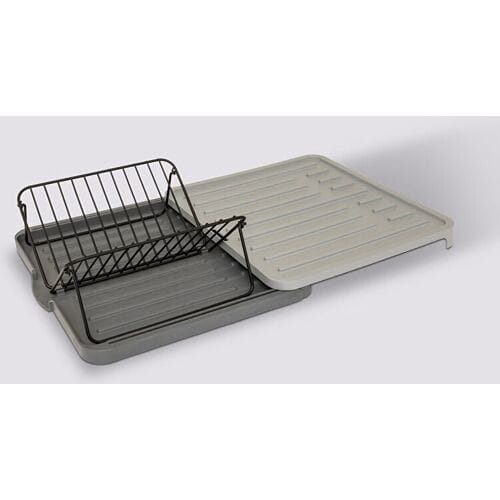 5five Afwasrek met dienblad - Grijs, 58,2 x 36,2 x 10,3 cm