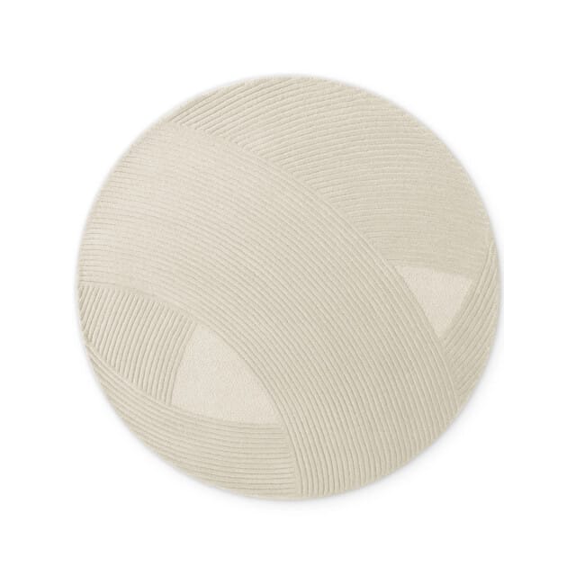 Ted Baker Kensington rond wollen vloerkleed Victoria Crème - Rond 200 Ø - (L)