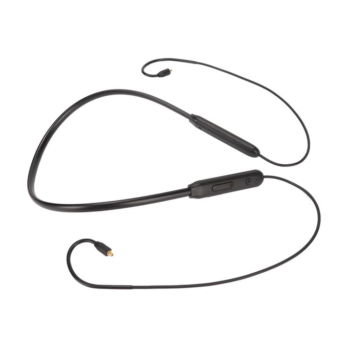 Bluetooth Draadloze MMCX Adapterkabel Lage Latentie Verbeterde BT MMCX Adapterkabel met Microfoon en black