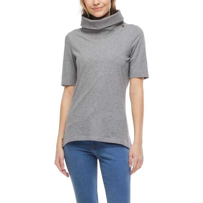 Dames turtleneck katoenen T-shirt Ragwear Lektra