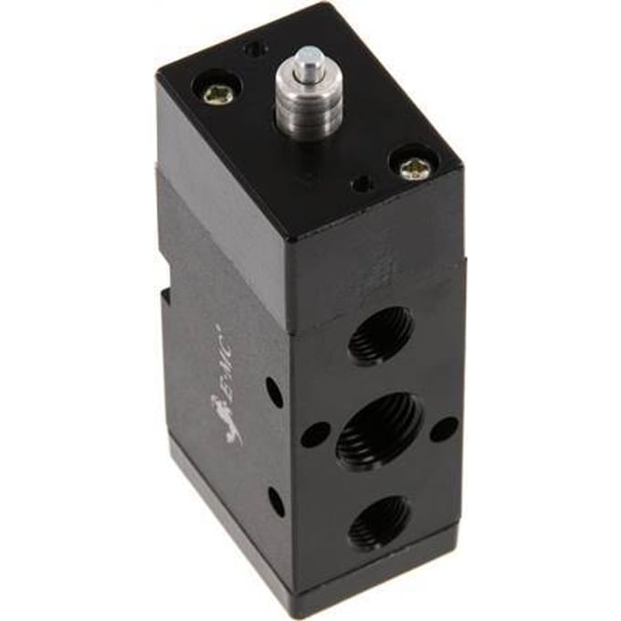 5/2 G1/4'' (G1/8'') Nokbediend Ventiel 0-8bar/0-112psi E.MC