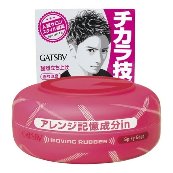 Mandom - Gatsby Moving Rubber - 80g - Spiky Edge Pink