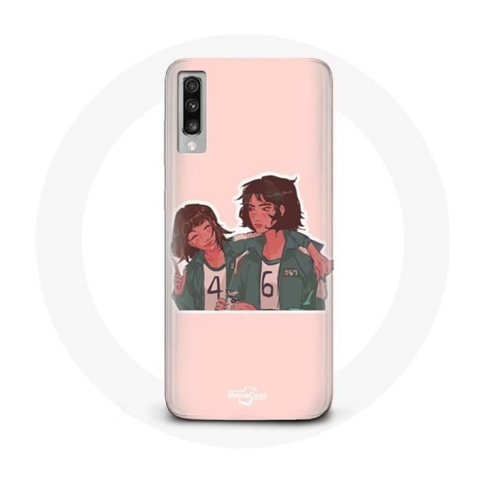 Coque - Samsung - Galaxy A50 - Souple - Protection - Squid Game Ji Yeong Kang Sae Byeok