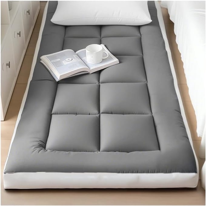 Draagbare Matras - Opvouwbaar Bed - Ruimtebesparend Slapen - Elastische Banden - 90x190cm