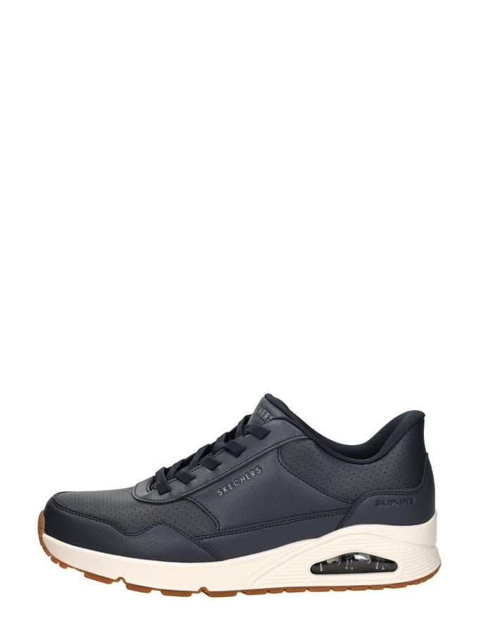 Skechers UNO-BANKSIA LUXE Heren Instappers - Donkerblauw - Maat 48.5