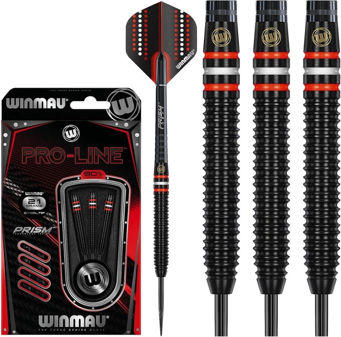 Wolfraam Darts - Stalen Darts - Precisie Werpen - 90% Premium Kwaliteit - 21 Gram - Meerkleurig