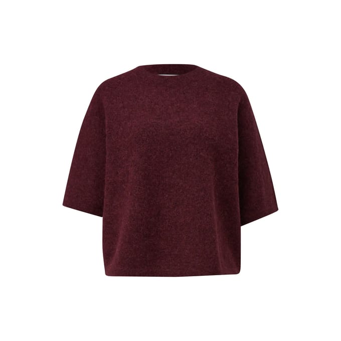 T-shirt met korte mouwen en relaxte pasvorm dames COMMA