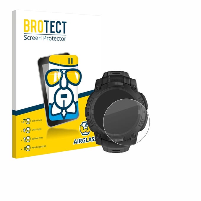 Screenprotector voor Garmin Instinct 3 Solar Tactical Edition (45 mm) Beschermglas transparant