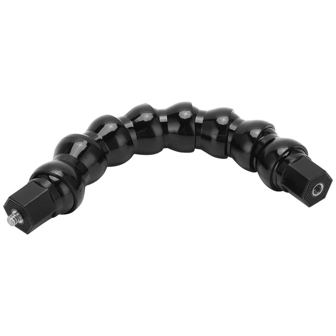 Support de mâchoires à col de cygne flexible pour monopode FLW 264 avec trous de vis de 6,35 mm, 8 sections black