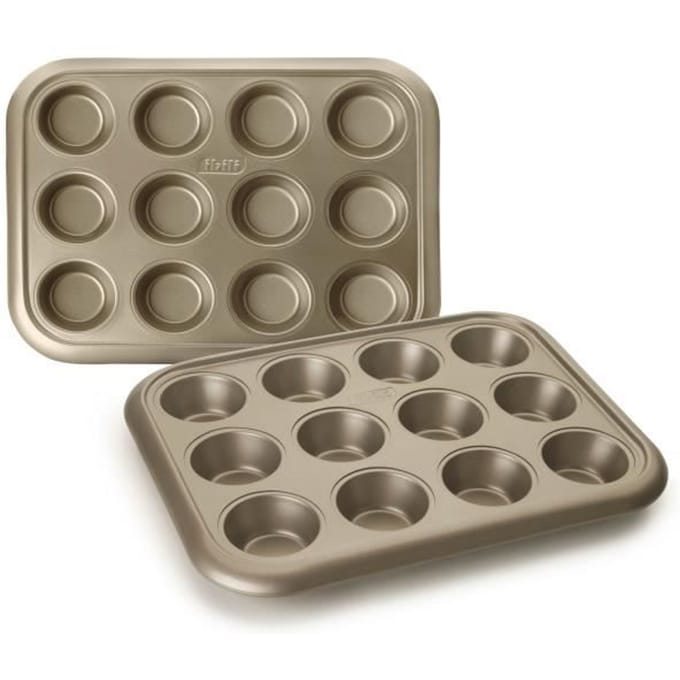 Plaque à biscuits - IBILI - 840500 - Acier gris - 38 x 29 x 4 cm - 12 biscuits gris