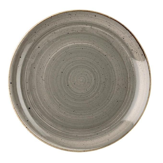 Churchill Stonecast Grey Evolve Coupe Bord (6 stuks)