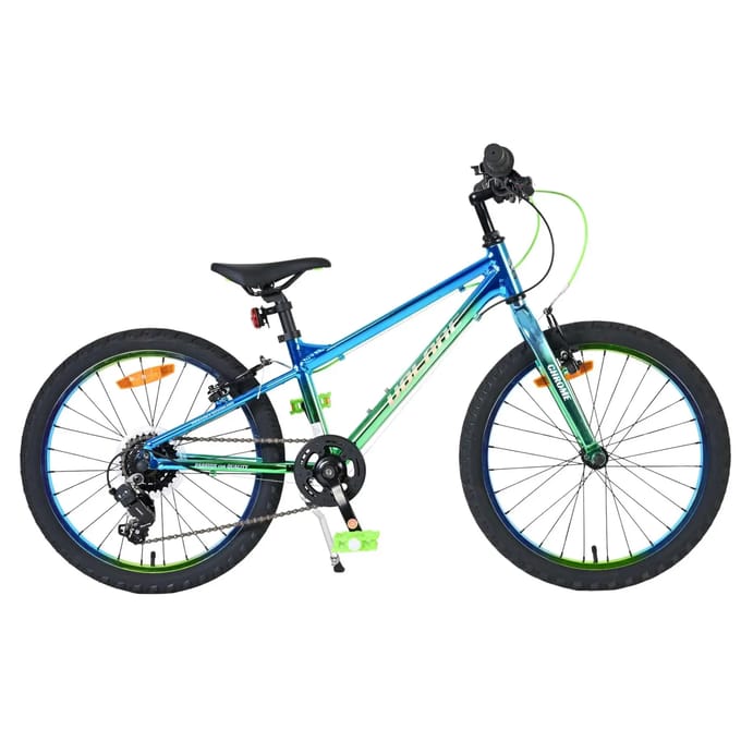 Volare Chrome Kinderfiets - Jongens - 20 inch - Blauw Groen - 6 versnellingen
