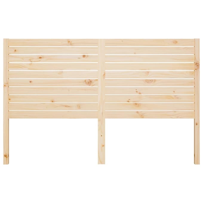 vidaXL - Hoofdbord - 206x4x100 - cm - massief - grenenhout