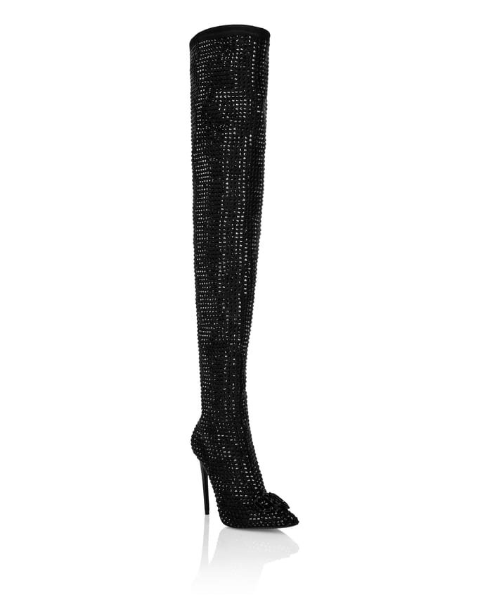 Laarzen Hakken Overknees Gothic Plein