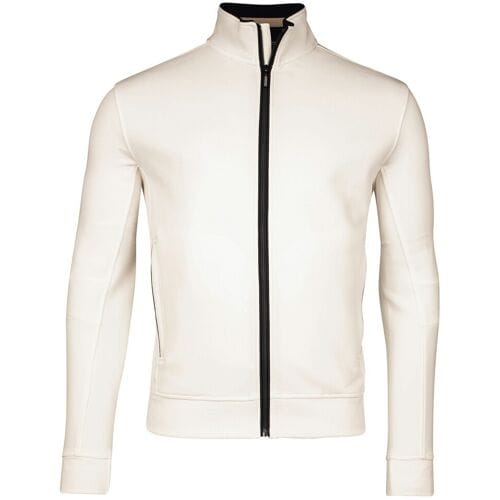 Baileys Vest Uni Color Sweat Cardigan Zip Marshmallow / male