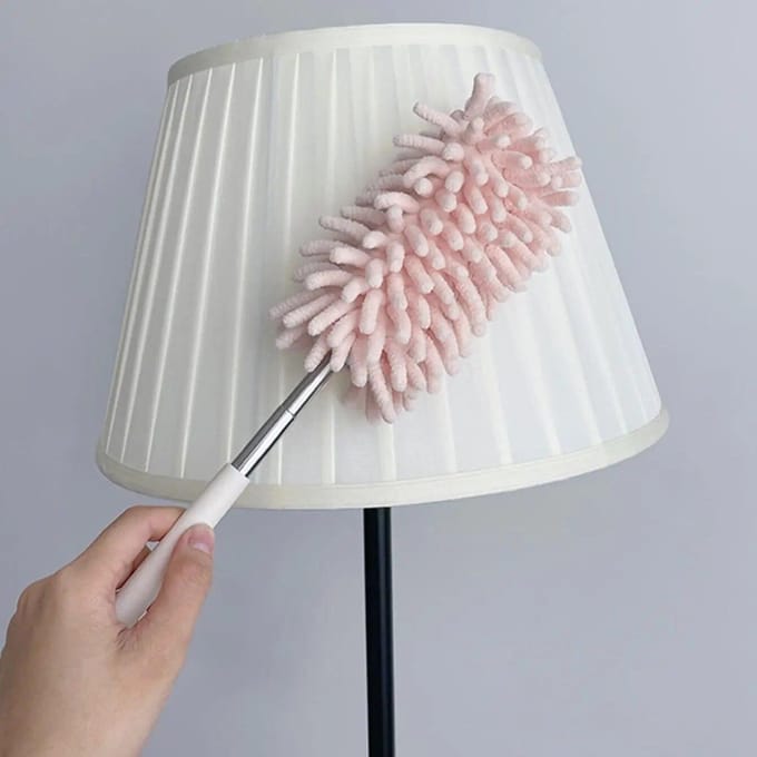 Telescopisch Verlengen Stofdoek Microvezel Chenille Thuis Roestvrij Verwijdering Staal Stofborstel Plafond Schoon Multifunctioneel