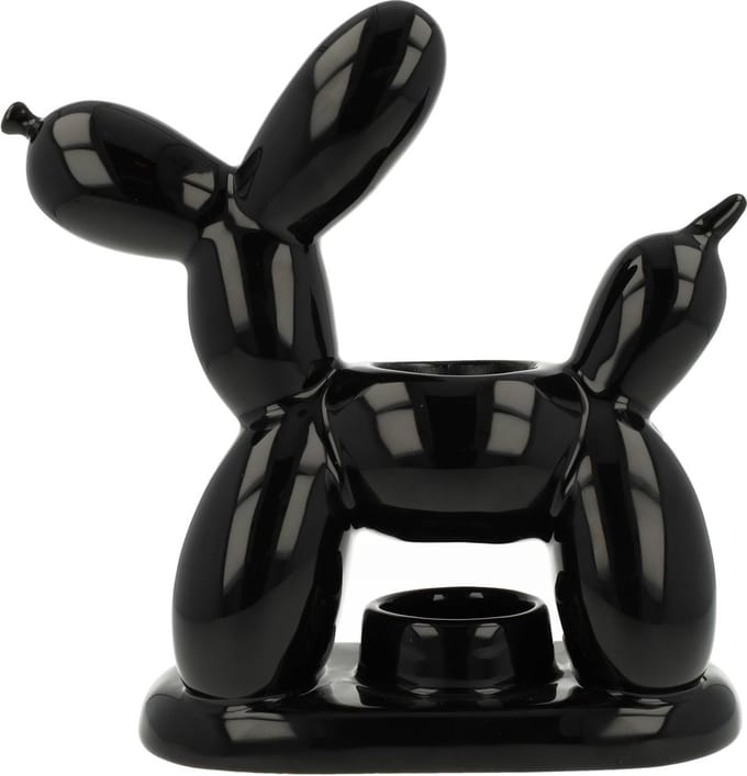 Scentchips® Balloon Dog glanzend zwart waxbrander geurbrander