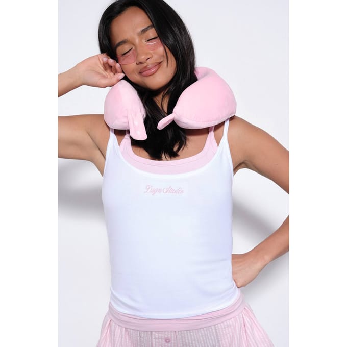 Dames Dsgn Studio Gelaagde Top Met Dubbele Laag En Bandjes | Wit | Maat: Small