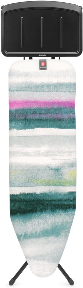 Brabantia Strijkplank B - met Stoomunithouder - 124 x 38 cm - Morning Breeze