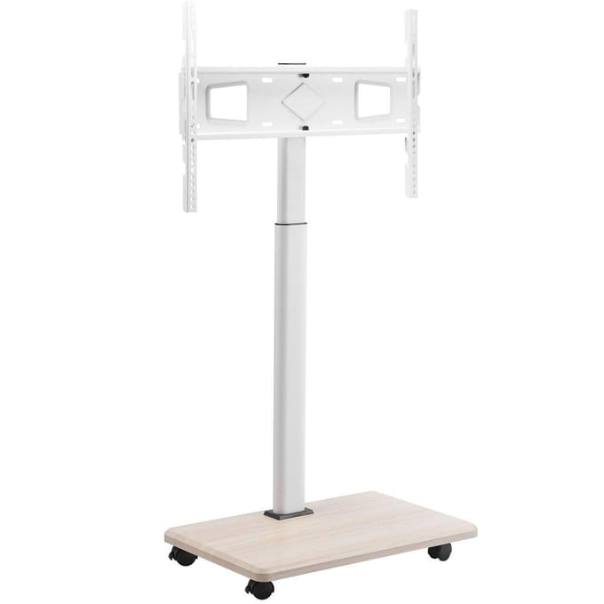 Support TV à roulettes Chariot TV mobile Supporte jusqu'à 45 kg pour écrans de 32 à 70 pouces