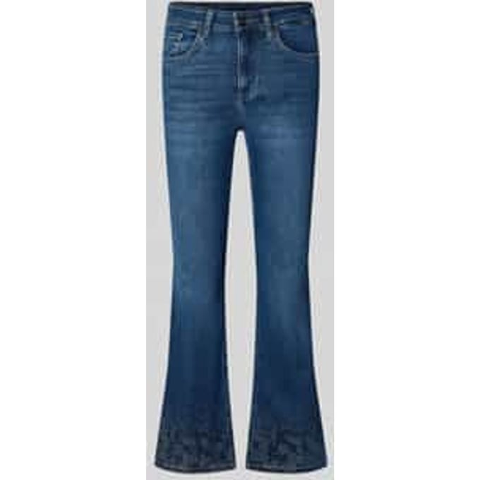 flared fit jeans van katoenmix met lyocell-aandeel model 'Princess'