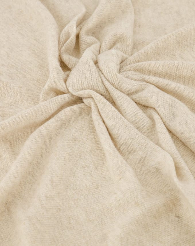 Cassy Cashmere Blend Sjaal/ Ecru kleur