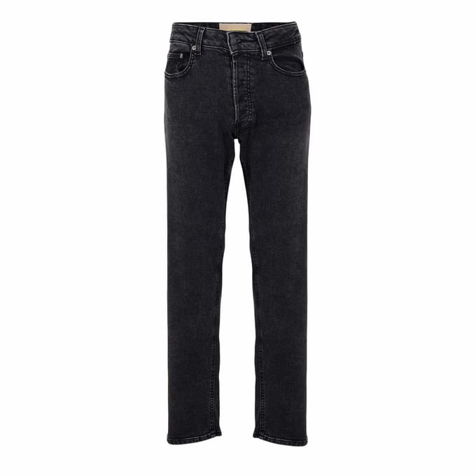 JJXX Herenjeans met rechte pijpen (Zwarte denim)