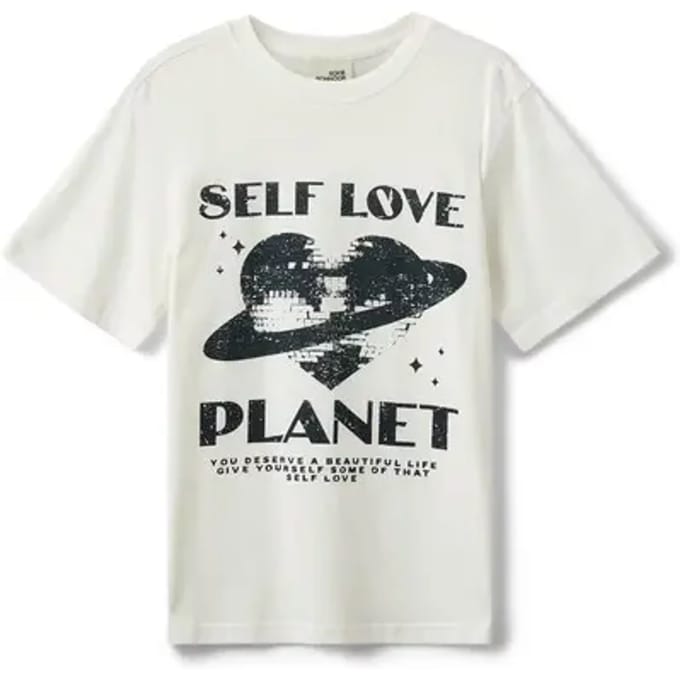 T-shirt met hartmotief voor meisjes Sofie Schnoor Zenasy