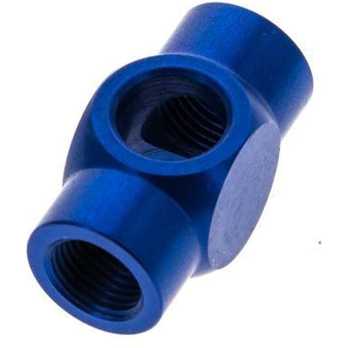 G1/8'' Aluminium T- Banjobout Binnendraad [2 Stuks]