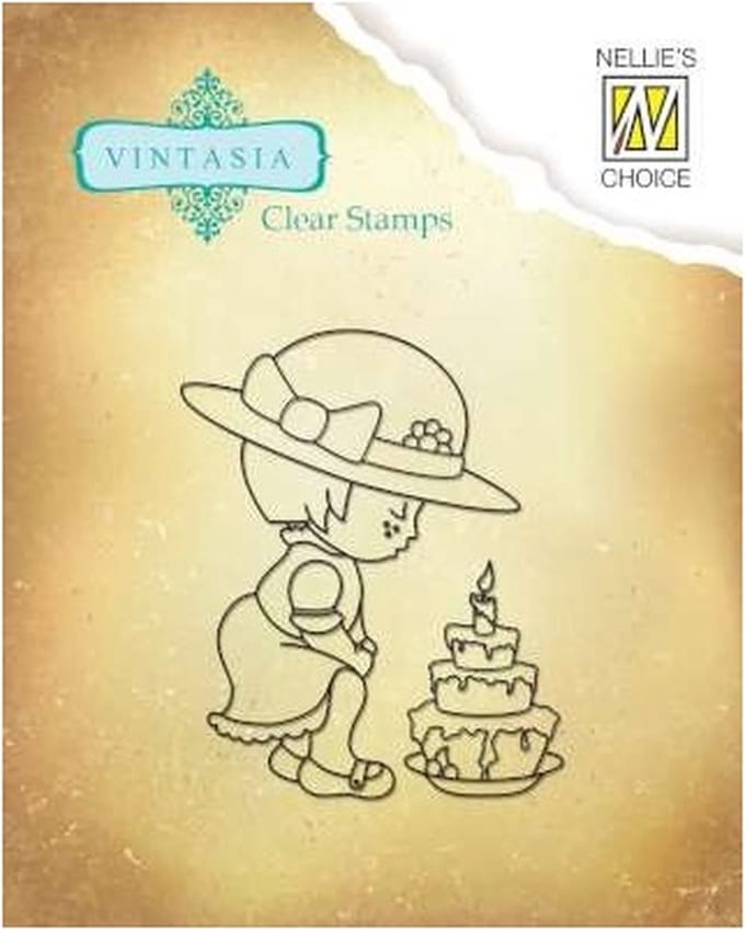 VINS004 Clear stamps Vintasia Sugary Party