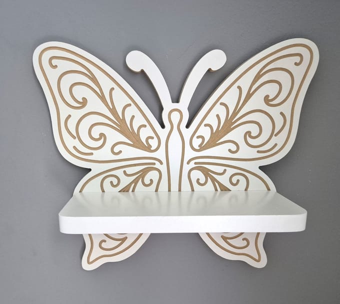 Moliland Motyl MK2 Serie - Wandplank Kinderen - Decoratief - Veilig Design