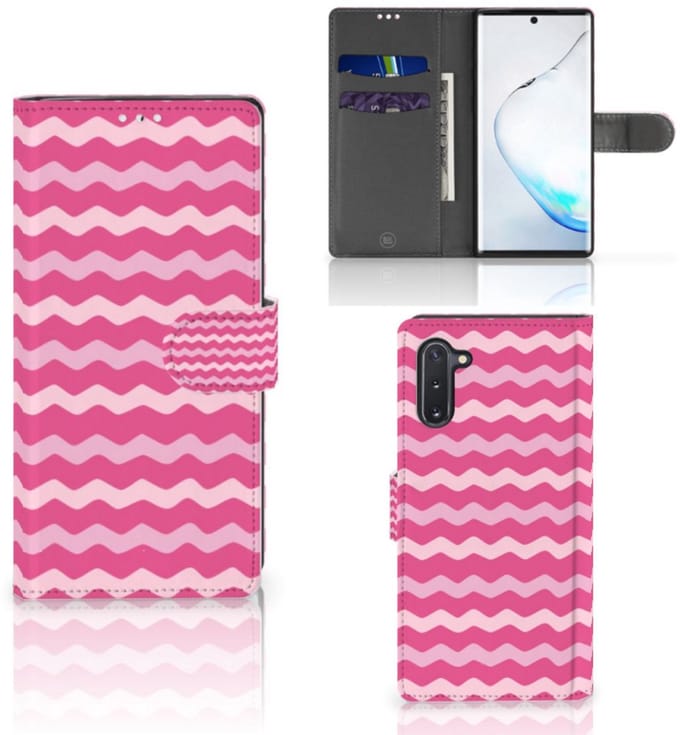 Samsung Galaxy Note 10 Telefoon Hoesje Waves Pink