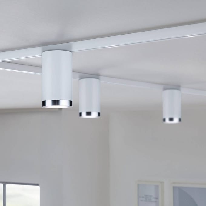 Paulmann 94883 URail Track Spotlight Tube GU10 max. 10W 230V Signaalwit Railsysteem - Lamp vrij te kiezen