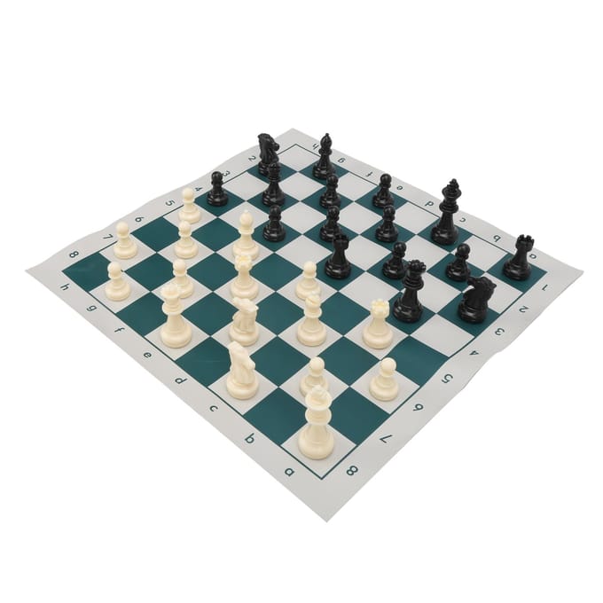 Internationale Standaard Schakspel Set Competitie Grote Plastic Schakset met Schaakbord black