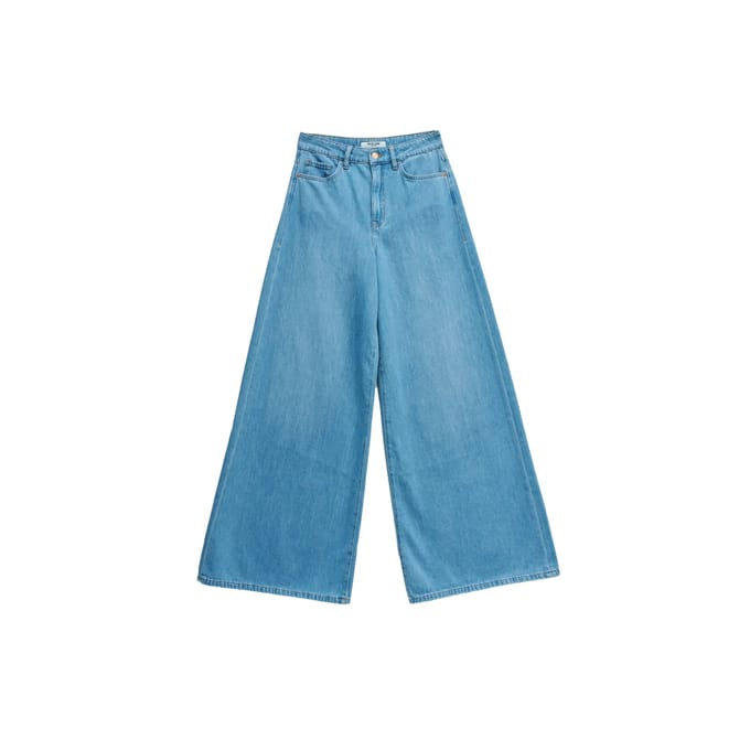 Dames Wide Leg Jeans Salsa Jeans Super