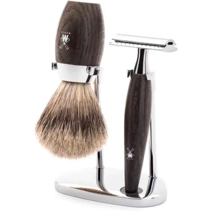 Kit voor veiligheidsscheerbeurt eiken Mühle Kosmo Pur (x3)