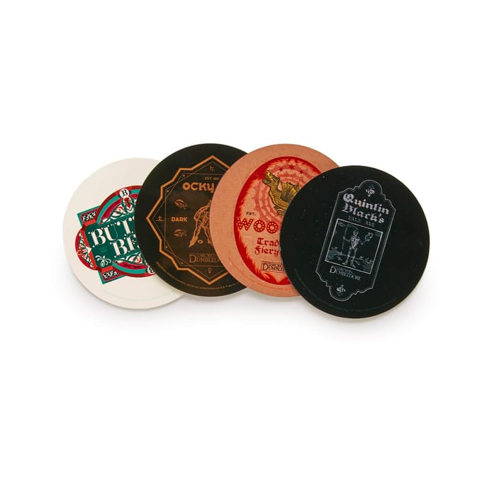 Decorsome x Fantastic Beasts Boter Bier Ronde Onderzetters