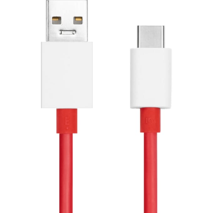 Oneplus, Officiële SuperVOOC USB-C naar USB-A Kabel - Fast Charge 10A - 1.5m, Rood