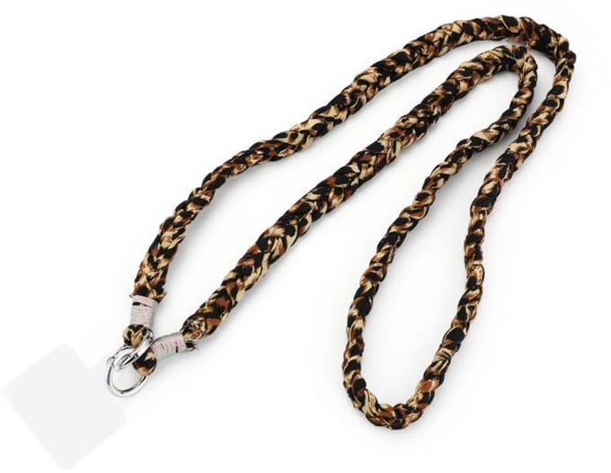 Telefoonkoord - Panter - Dames - 110 cm - Trendy Telefoonaccessoire