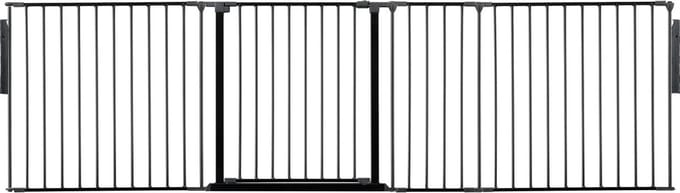 Safetots Kamerbreedhek, Panelenhek, Tot 259cm Breed, Zwart, 70cm Hoog