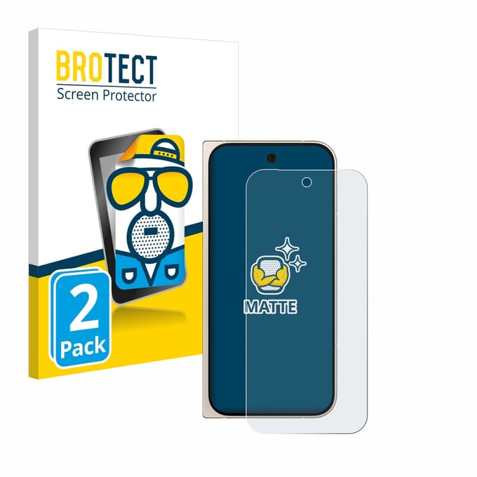 BROTECT - Screenprotector voor Google Pixel 9 Pro Fold - Folie Beschermfolie matte 2 Stuks