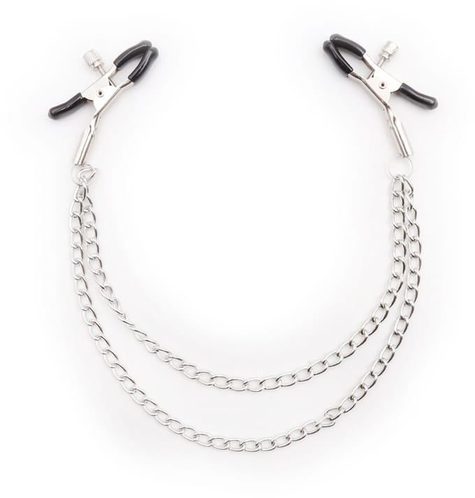 Smart Moves - Tepelklemmen met Dubbele Ketting - Zilver