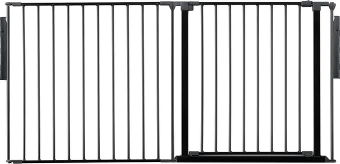 Safetots Kamerbreedhek, Panelenhek, Tot 154cm Breed, Zwart, 70cm Hoog