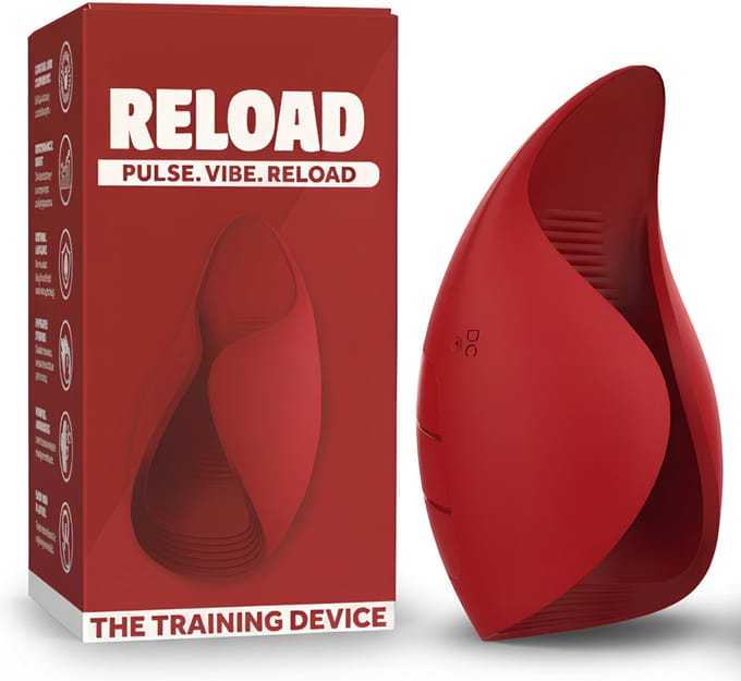 RELOAD Training Device - Oplaadbare Masturbator & Trainer om orgasme uit te stellen