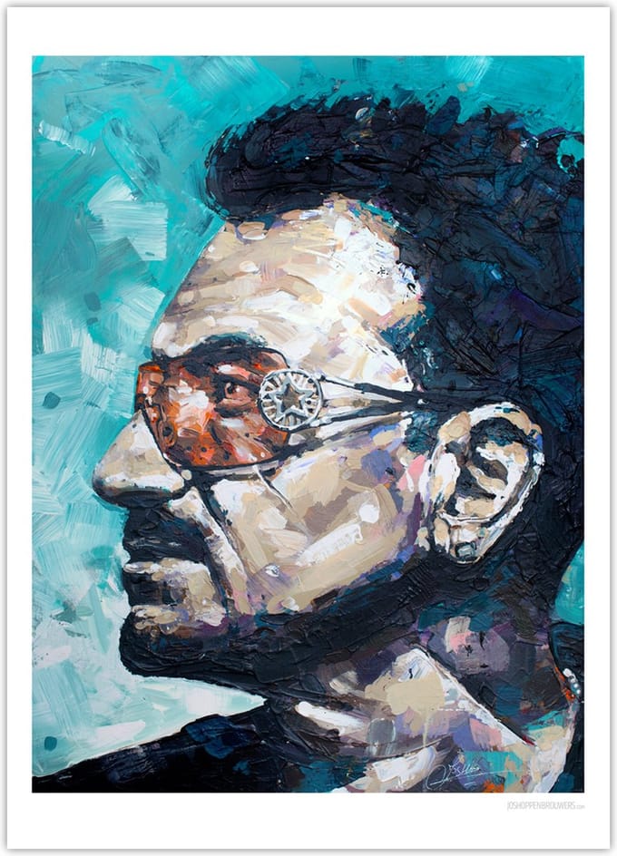 Bono poster 50x70 cm